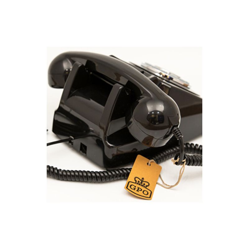 GPO Retro GPO746BLK 746 Desktop Push Button Telephone - Black, 5 of 7