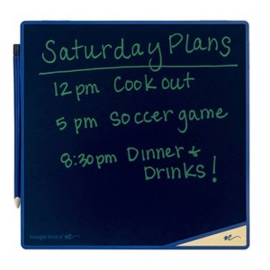 Boogie Board VersaTiles Reusable Memo Board - Blue: LCD Writing Tablet for Kids, Drawing Pad with Stylus, Battery Included - 1 of 4