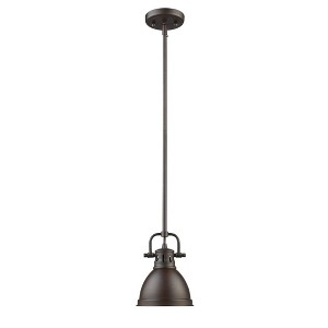 Golden Lighting Duncan Mini Pendant with Rod - 1 of 2