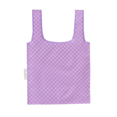 Jollity & Co - Check It! Purple Posse Tote Bag - Pack of 1 Nylon Bag