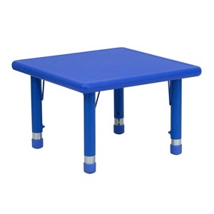 Flash Furniture Square Activity Table Blue - Belnick
