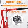 4400LBS Folding Hydraulic Engine Hoist, Truck Crane Hoist, Heavy-Duty Crane Lift for Lifting Goods in Construction - image 2 of 4