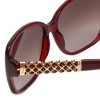Chopard Designer Sunglasses SCH129S-0WTM in Brown-Striped with Brown-Gradient Le - 4 of 4