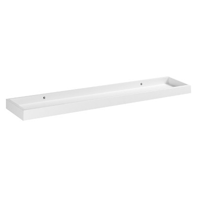 Loggia Shelf with Rim - White 32"