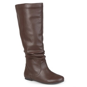 Journee Collection Womens Jayne Round Toe Riding Boots - 1 of 4