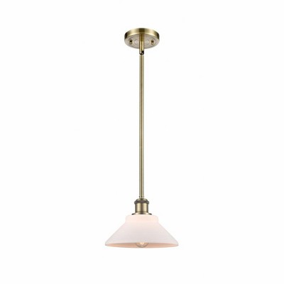 Orwell - 1 Light Stem Hung Mini Pendant In Industrial Style-8 Inches Tall and 8.38 Inches Wide