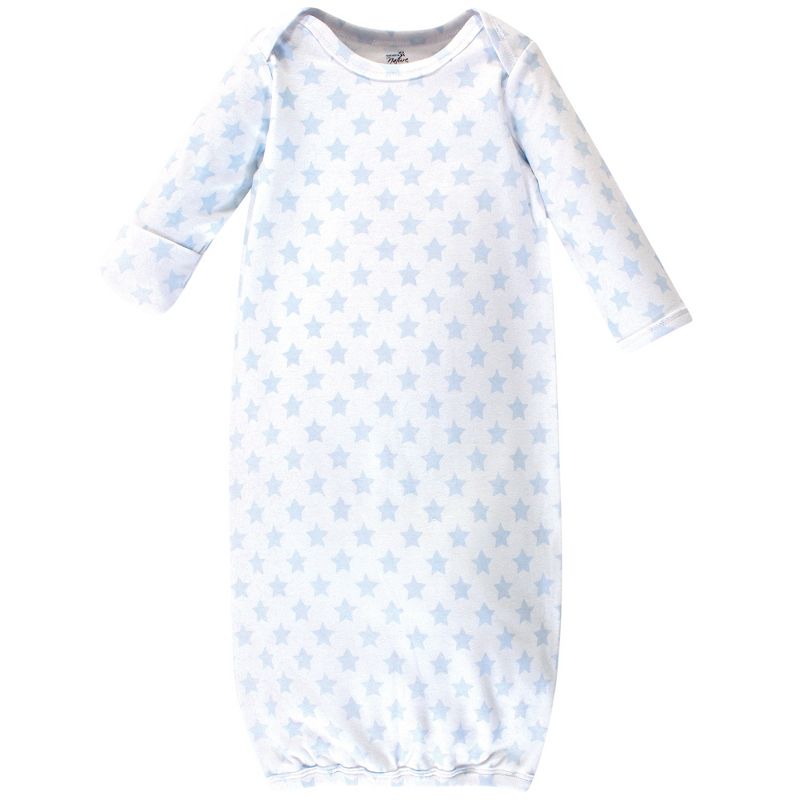 Touched by Nature Infant Boy Organic Cotton Gowns, Constellation, Preemie/Newborn, 3 of 5