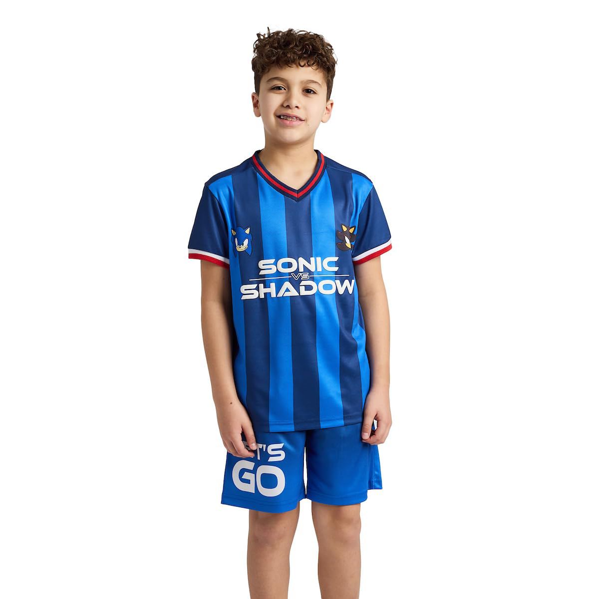 Sonic The Hedgehog Sonic & Shadow Boy's 2-Pack Soccer Jersey & Shorts Combo Set - thumbnail 7