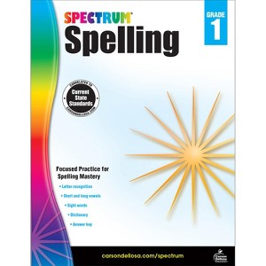 Spectrum® Spelling Workbook, Grade 1, Paperback - 1 of 4