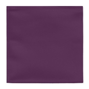 Jacob Alexander Men’s Solid Satin Pocket Square - 1 of 4