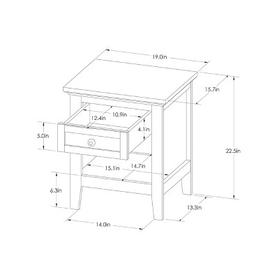 target carson end table