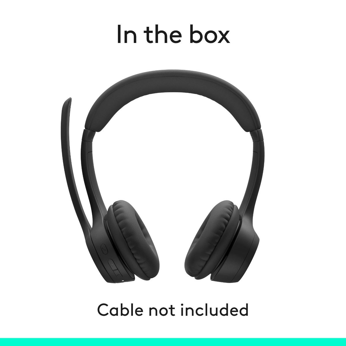Logitech Zone 300 Bluetooth Wireless Headset - Black: Hands-Free, Multi-Pairing, USB-C - thumbnail 10