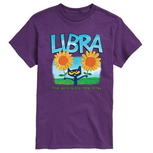 Men's - Pete the Cat - Libra Short Sleeve Graphic T-Shirt - 1 of 4