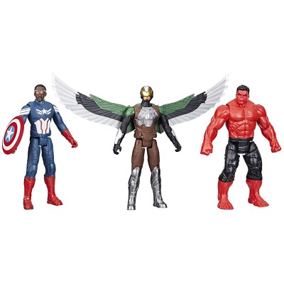 Captain America New World Order Titan Hero Series Action Figure Set - 3pk