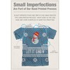 Men's Ugly Christmas Sweater (Front Back Print) Short Sleeve Costume T-Shirt - 3 of 4
