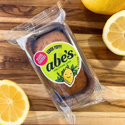 Abe's Lemon Poppy Mini Pound Cake - 3.18oz