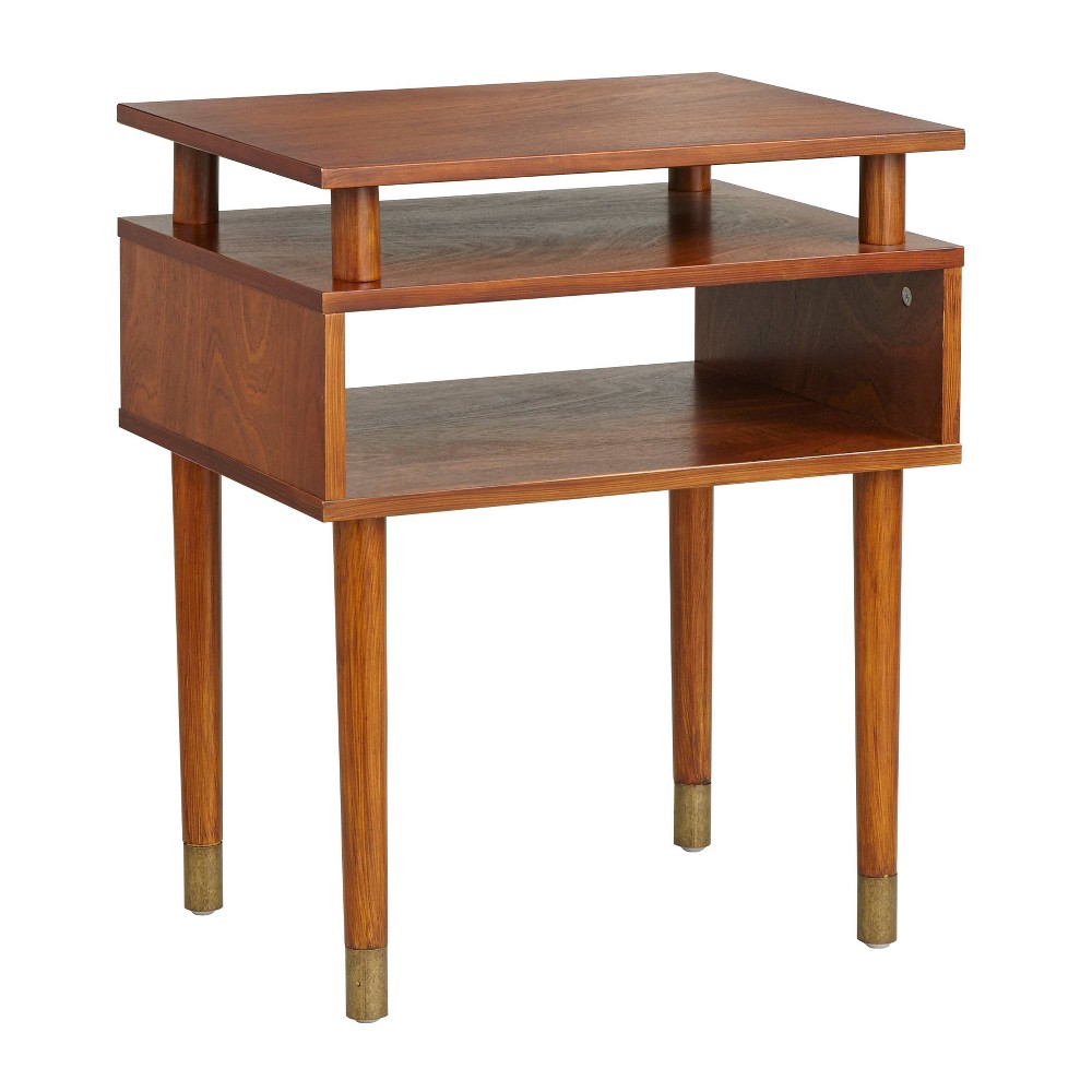 Photos - Coffee Table Margo End Table Walnut - Buylateral