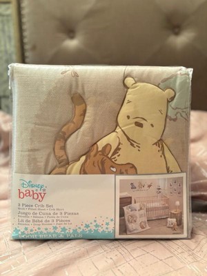 Lambs & Ivy Disney Baby Pooh Bear & Pals Cotton 3piece Nursery Crib Bedding  Set : Target