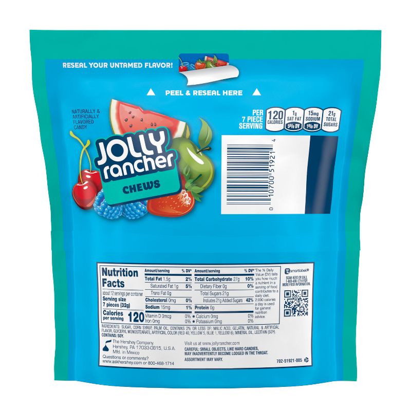 Jolly Rancher Fruit Chews Original Assorted Pouch - 13oz, 2 of 5