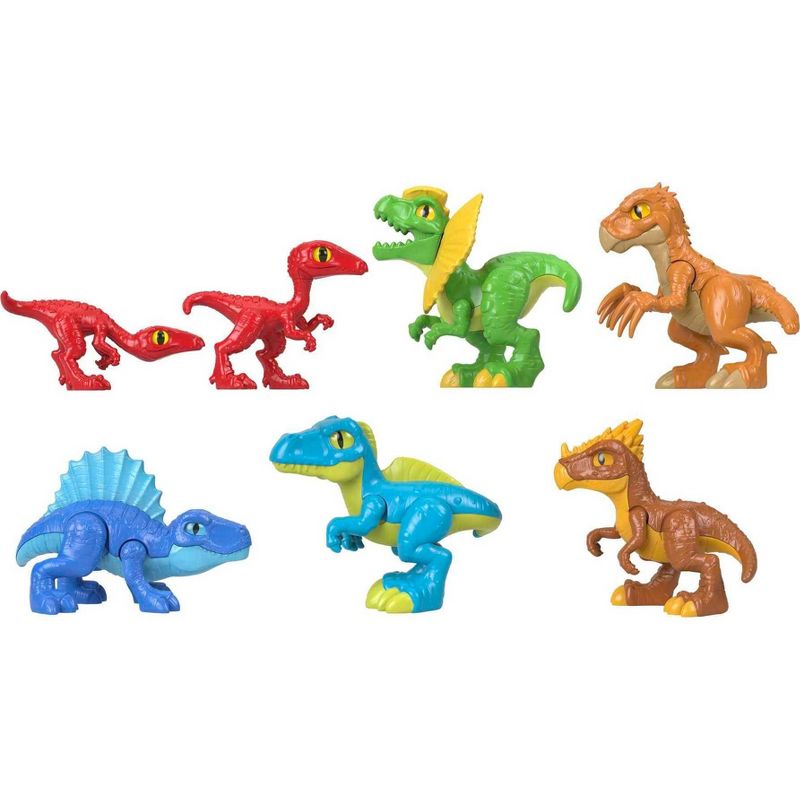 Fisher Price Imaginext Jurassic World: Dominion Baby Dinosaurs Figure Set 7pc, 1 of 9