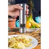 Cole & Mason 8" Stainless Steel Electronic Salt and Pepper Mill Gift Set: Ceramic Grinder, Battery Operated, 2-Piece - 3 of 4