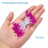 Unique Bargains DIY Craft Handmade Decorative Double Heads Artificial Flower Stamens 150 Pcs - 3 of 4