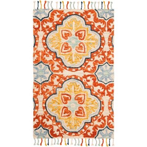 Aspen W/ Tassels APN217 Hand Tufted Indoor Rugs - Safavieh - 1 of 4