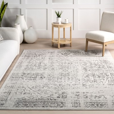 Smoky Gray 5' x 8' Tufted Synthetic Sheepskin Area Rug