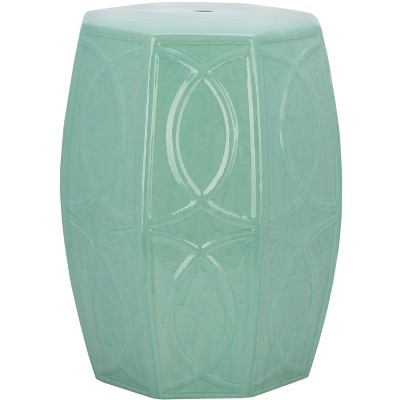 Kameko Garden Stool - Blue - Safavieh