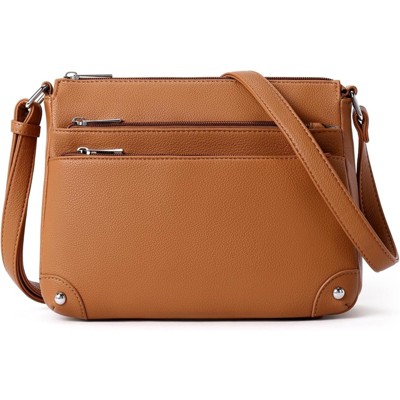 BEAFUP Women's Medium Crossbody Bag - A Stylish and Functional Shoulder Handbag with Multi-Zipper Pockets, Perfect for Everyday Use