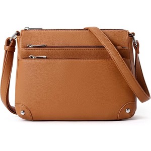 FATMOON  Women's Medium Crossbody Bag - A Stylish and Functional Shoulder Handbag with Multi-Zipper Pockets, Perfect for Everyday Use - 1 of 4