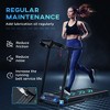 Resenkos Folding Treadmill, 1.5HP Electric Motorised Machine, 7.45 MPH Max Speed, 12 Preset Programs & LED Display, Black - 3 of 4