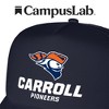 Official Carroll University Primary Logo Foam Snapback Trucker Hat - for Men and Women Navy, Navy, One Size - 4 of 4