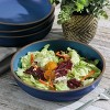 Gibson Home Rockabye 4 Piece 8.5 Inch Melamine Dinner Bowl Set In Blue - 4 of 4