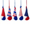 Northlight Hearts, Stars and Stripes Patriotic Gnome Ornaments - 6.5" - Set of 5 - 3 of 4