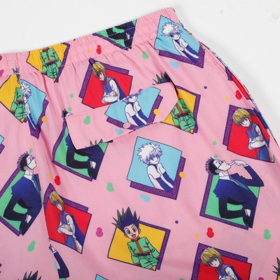 Hunter x Hunter Repeat Character Diamonds Pink Shorts-L — фото 5