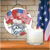 Courtside Market 13.5 oz, 3 Wick Citronella Candle & Land of Liberty Mason Jar 10x10 Hanging Artboard Set - 2 of 4