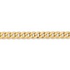 Black Bow Jewelry Men's 8mm 14K Yellow Gold Solid Beveled Curb Chain Bracelet - 2 of 4