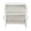 AndMakers 24 in. W x 12 in. D x 24 in. H Bathroom Storage Wall Cabinet in White Titanium - 3 of 4