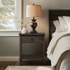 Gulches Stylish Victoria Nightstand ¨C Functional Drawer & Shelf Storage for Classic Bedrooms - 3 of 4