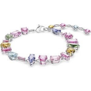 'Gema' Collection Crystal Bracelet, Sparkling Clear Stone Bracelet with Elegant Design - 1 of 4