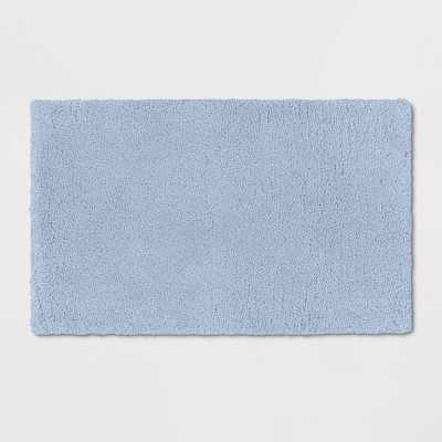 Photo 1 of 21&#34;x34&#34; Bath Rug Light Blue - Threshold Signature&#8482;