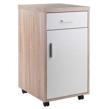 Kenner Mobile Storage Cabinet Wood - Winsome