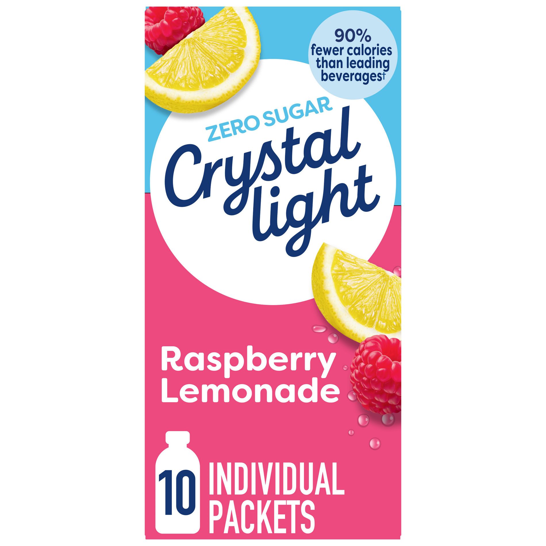 Crystal Light Raspberry Lemonade Drink Mix - 10pk/0.08oz