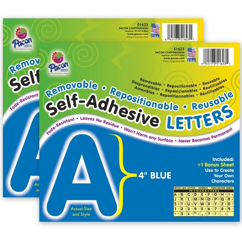 156 Letter Stickers - Alphabet Stickers Made of Foam