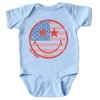 The Juniper Shop SmileyWorld Flag Smiley Face Baby Short Sleeve Bodysuit - 2 of 4