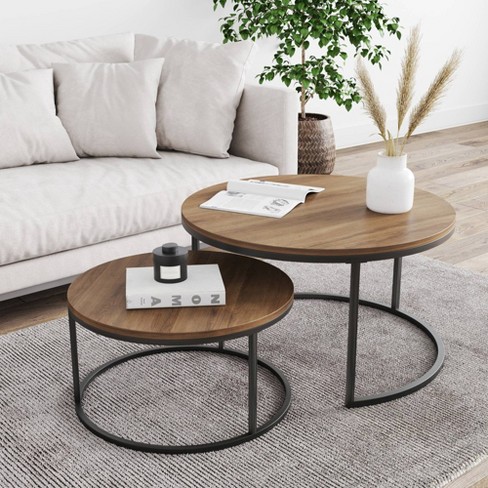 Colton Contemporary Stainless Steel And Glass Coffee Table