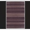 Luxury carpet Contemporary, Transitional, Geometric, Textured, High-Low Cut & Loop 2' x 3' - 2 of 4