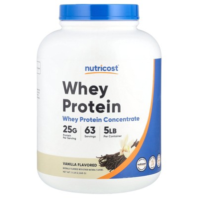 Nutricost Whey Protein Concentrate, Vanilla, 5 lb (2,268 g)