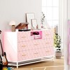 Dresser for Bedroom with 8 Deep Drawer, 59" TV Dresser Wooden Large Long Dresser with Power Outlet and LED Lights - 3 of 4
